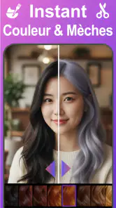 Éditeur Coiffure & Coupe IA screenshot