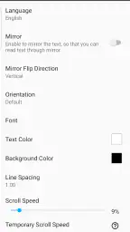 Elegant Teleprompter Pro screenshot
