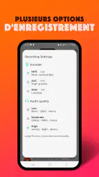 enregistreur vocal screenshot
