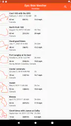 Epic Ride Weather screenshot