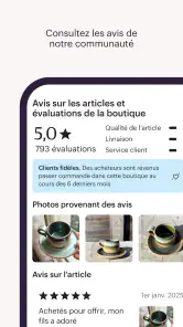 Etsy : achats en ligne screenshot