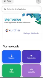 Eurofins BioMed Lab screenshot