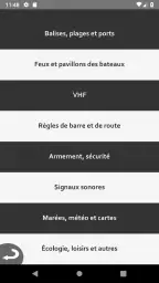 Examen Permis Bateau Côtier screenshot