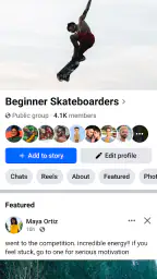 Facebook screenshot
