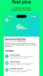 Fast: Livraison repas, courses screenshot