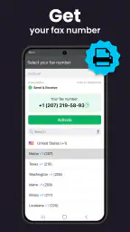 FAX app: envoyer un fax screenshot