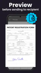 FAX app: envoyer un fax screenshot