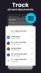 FAX app: envoyer un fax screenshot
