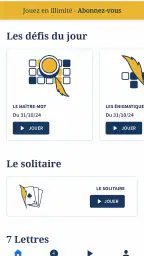 Figaro Jeux : Jeu mots fleches screenshot