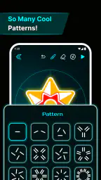Finger Spinner: Glow Art Draw screenshot