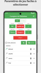 Fléchettes Compteur de Scores screenshot