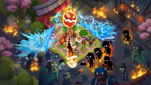 Fleurs vs Zombies: Défense screenshot
