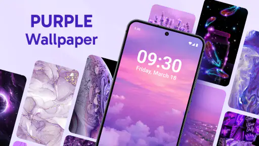 Fond d'écran violet screenshot
