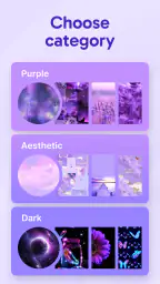 Fond d'écran violet screenshot