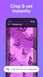 Fond d'écran violet screenshot