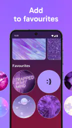 Fond d'écran violet screenshot