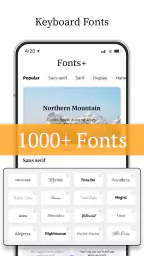 Fonts+ Clavier de polices screenshot