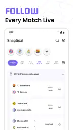Football Live Scores: SnapGoal screenshot