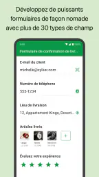 Formulaires Mobiles Zoho Forms screenshot