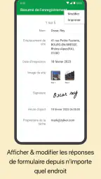 Formulaires Mobiles Zoho Forms screenshot