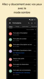 Formulaires Mobiles Zoho Forms screenshot