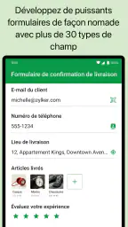 Formulaires Mobiles Zoho Forms screenshot