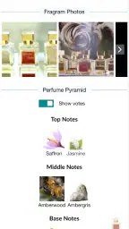 Fragrantica Perfumes screenshot