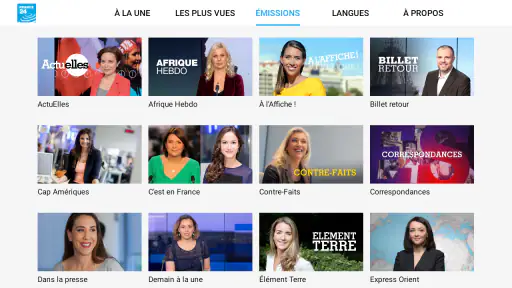 FRANCE 24 - Android TV screenshot
