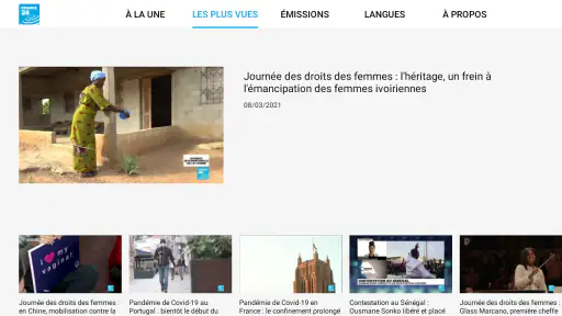 FRANCE 24 - Android TV screenshot