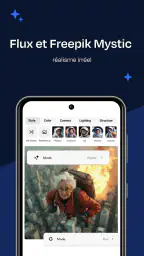 Magnific - Vidéo et image IA screenshot