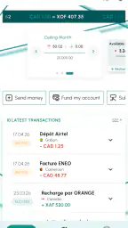 @fric Remit Transfert d'argent screenshot