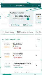 @fric Remit Transfert d'argent screenshot
