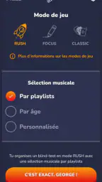 GEORGE Quiz screenshot