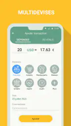 Gestion budget - dépenses screenshot