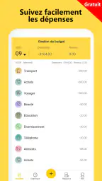 Gestion budget et dépenses screenshot