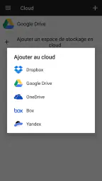 Gestionnaire de fichiers screenshot