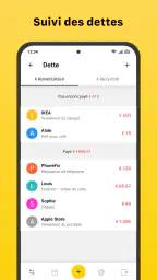 Gestionnaire de l'argent screenshot