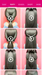 Girls Hairstyle Step By Step screenshot