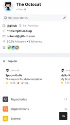 GitHub screenshot