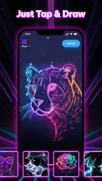 Glow Dots Art - Point à point screenshot