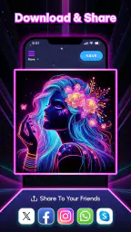 Glow Dots Art - Point à point screenshot