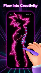 Glow Dots Art - Point à point screenshot