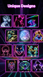 Glow Dots Art - Point à point screenshot