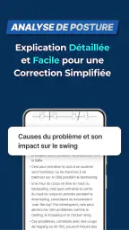 GolfFix IA Golf Coach, Analyse screenshot