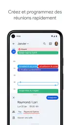 Google Agenda screenshot