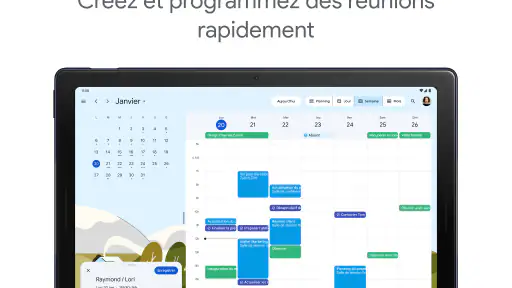Google Agenda screenshot
