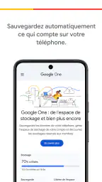 Google One screenshot