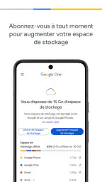Google One screenshot