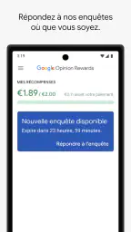 Google Opinion Rewards screenshot