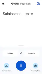 Google Traduction screenshot